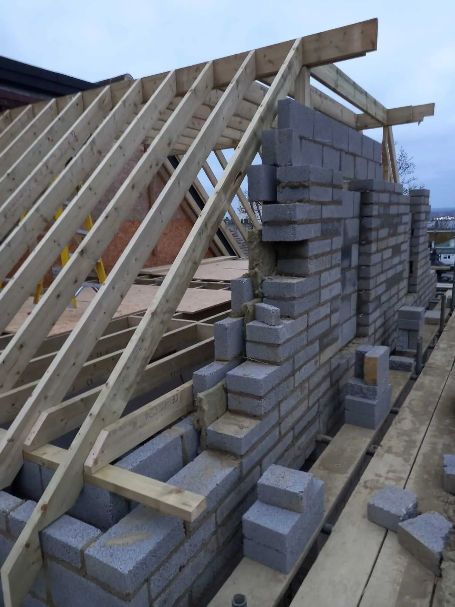 Rubber flat roof with integrated dome skylight in North London